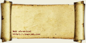 Jelisaveta Dedijer vizit kartica